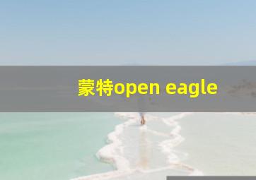 蒙特open eagle